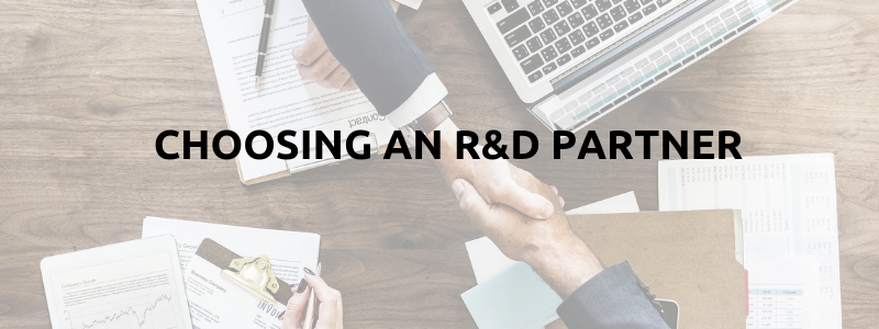 Choosing an R&D Partner﻿