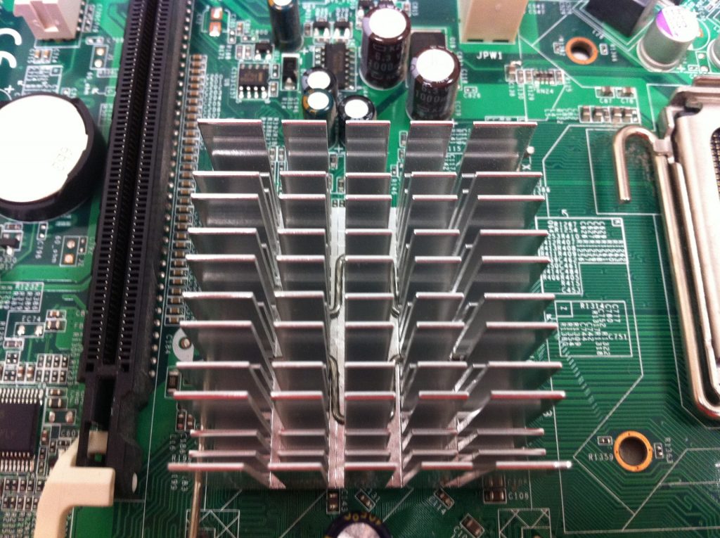 Image of heat sink for Elmelin blog entitled Thermal Management for Electronics